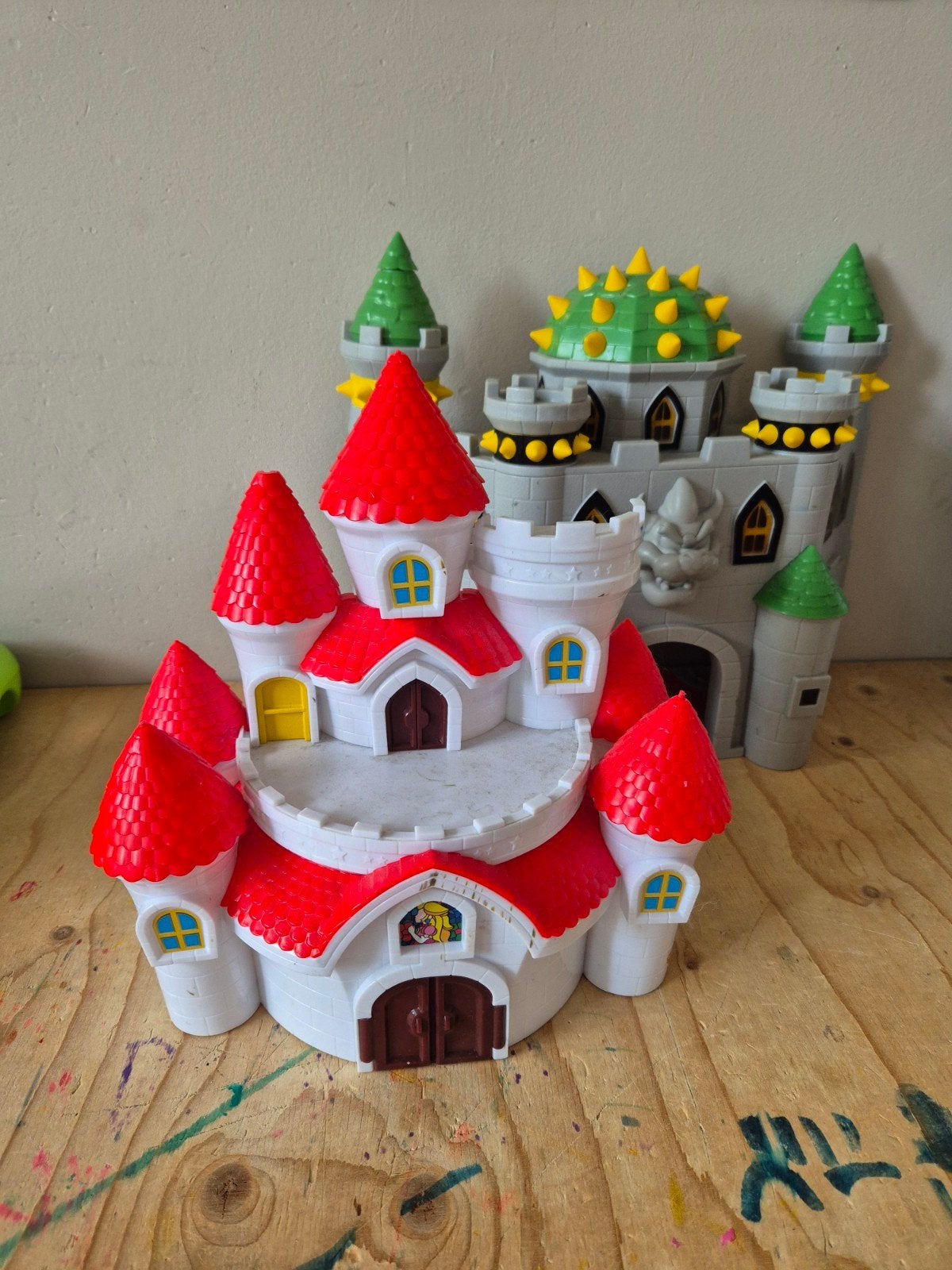 Super Mario Bowser en Peach Kasteel met geluid, Ophalen of Verzenden, Gebruikt, Jongen of Meisje