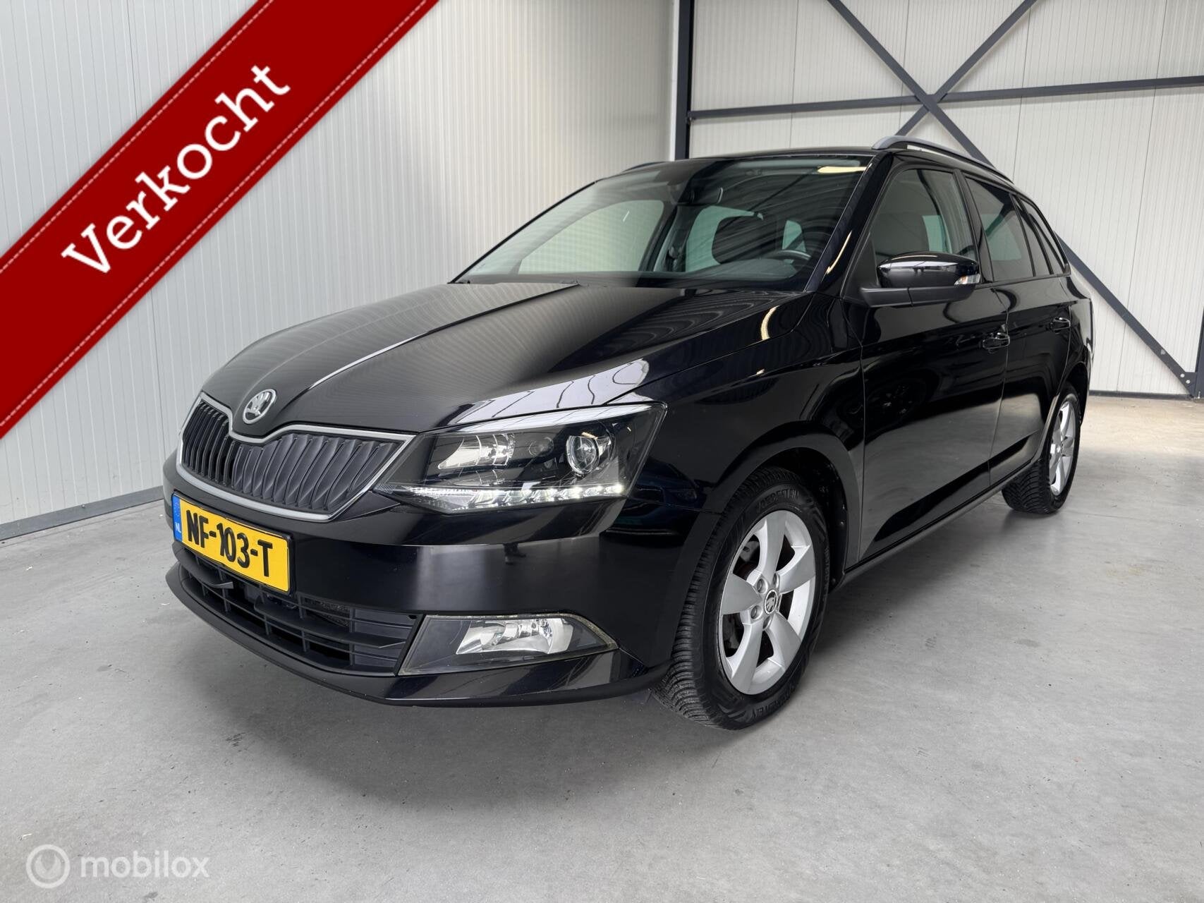 Skoda Fabia Combi 1.2 TSI Joy trekhaak, Euro 6, 4 cilinders, Zwart, Origineel Nederlands