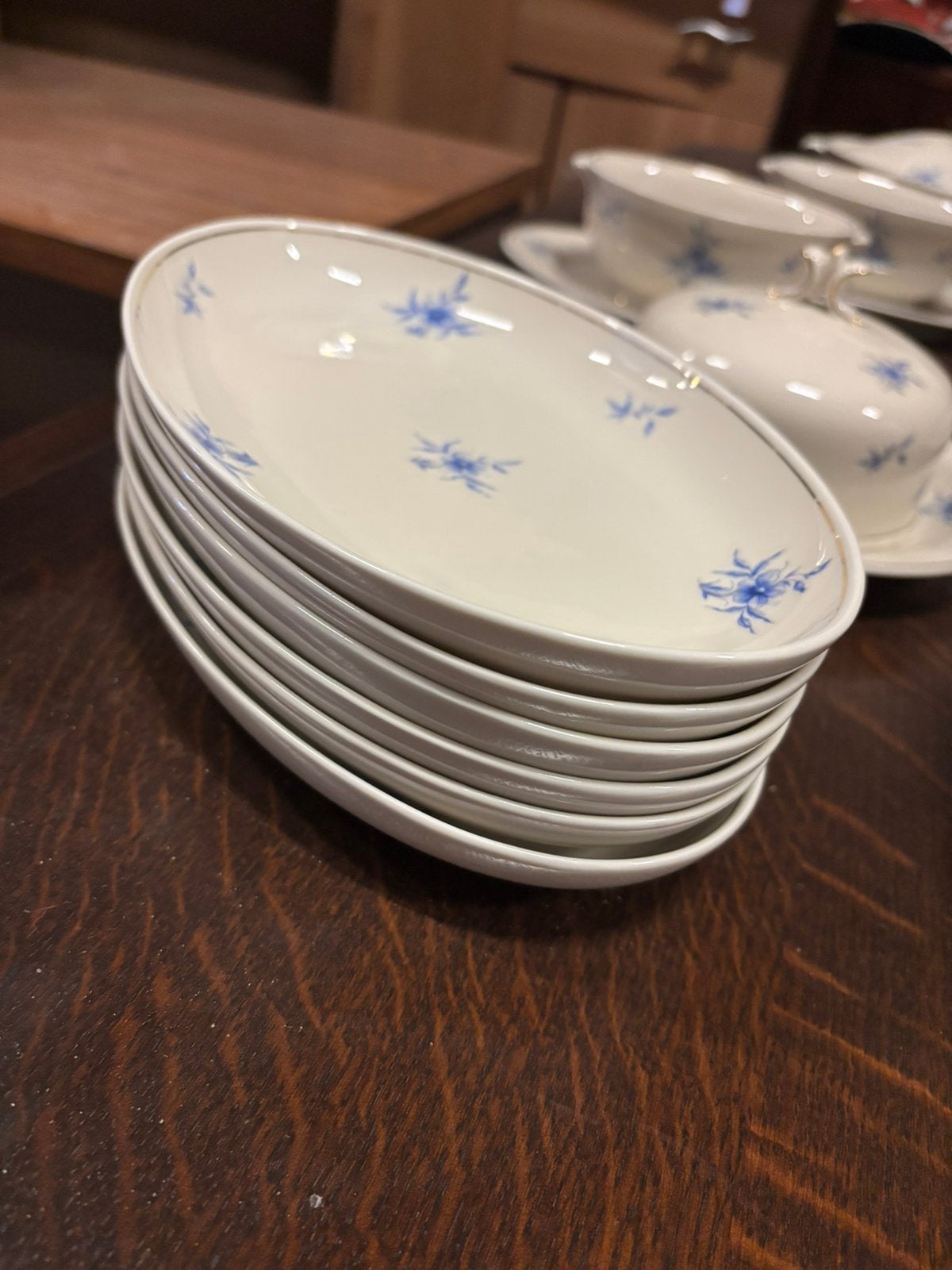 Hutschenreuther Hohenberg Margarete servies – blauw bloem, Ophalen of Verzenden