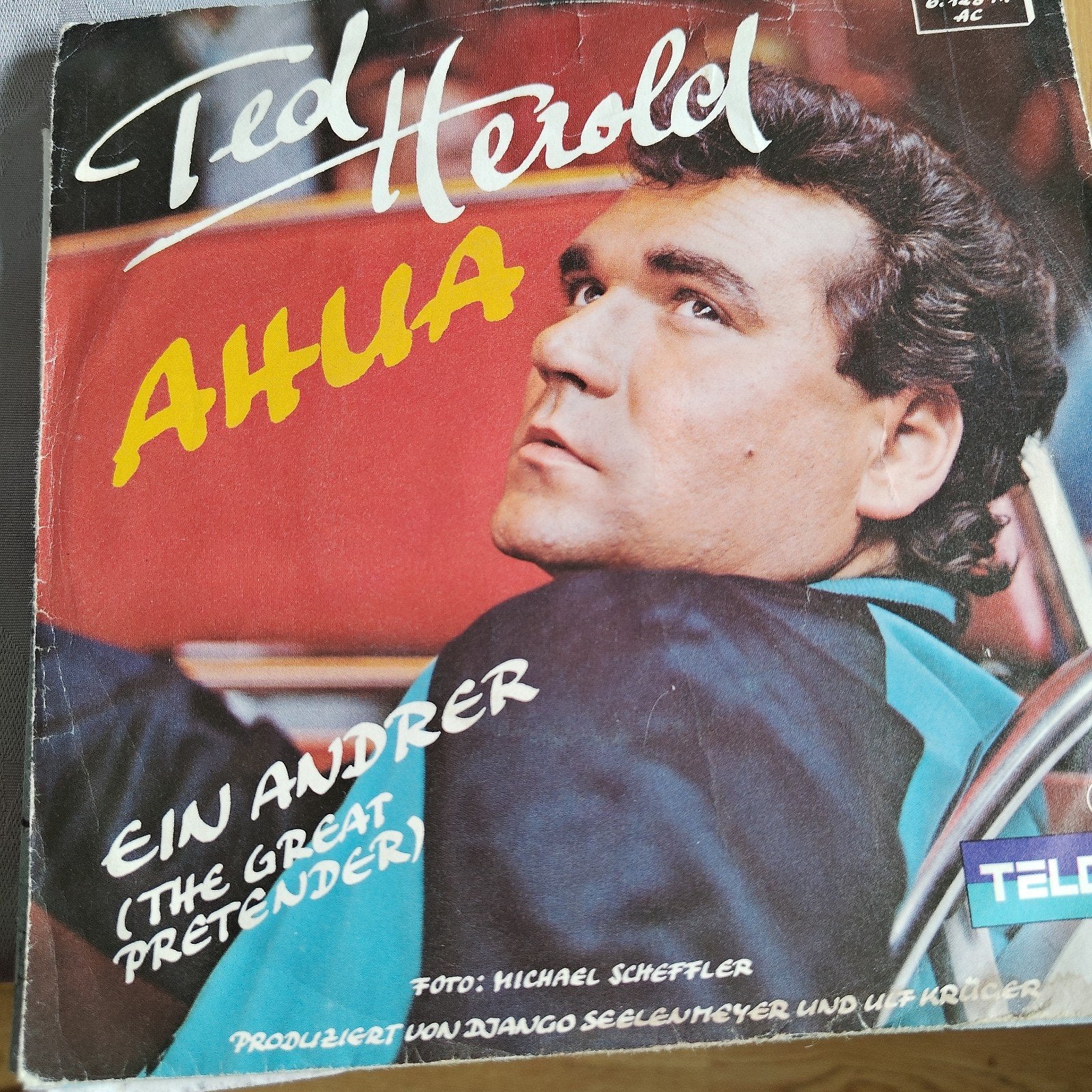Ted Herold - Ahua / Ein Andrer (The Great Pretender) 7 inch, Cd's en Dvd's, Gebruikt, 7 inch, EP, Schlager