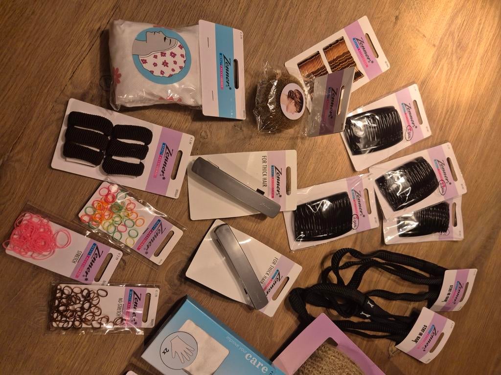 Grote partij Zenner haaraccessoires - Nieuw!, Ophalen of Verzenden, Nieuw, Haarspeld