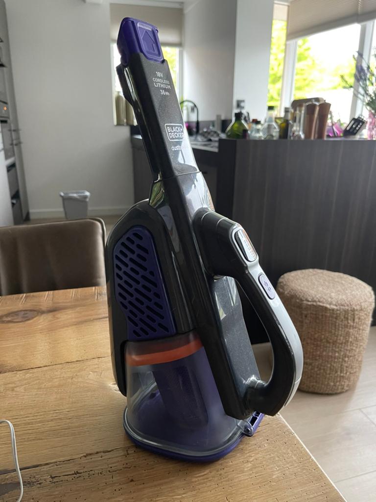 Black & Decker dustbuster 18V lithium 36 Wh, Ophalen, Gebruikt, Kruimeldief