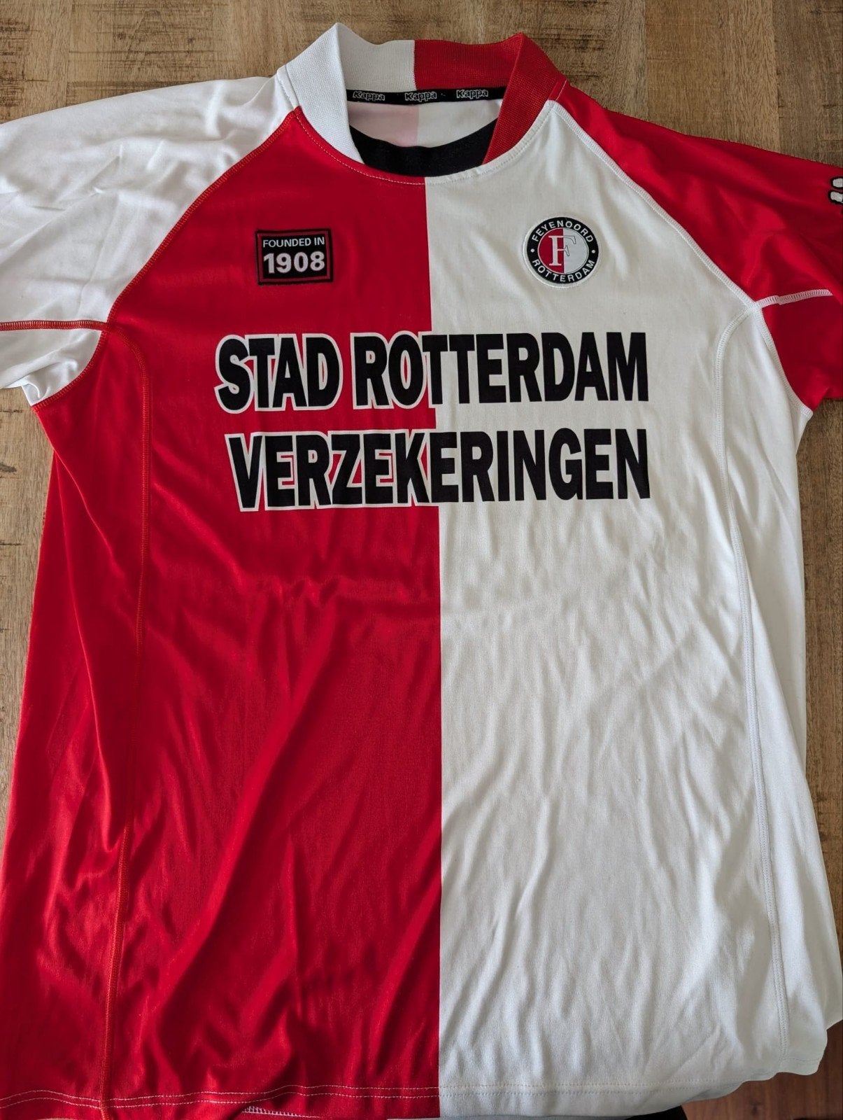 Feyenoord thuisshirt 2002/2003 - Kappa - Maat XXL, Verzamelen, Ophalen, Gebruikt, Feyenoord, Shirt