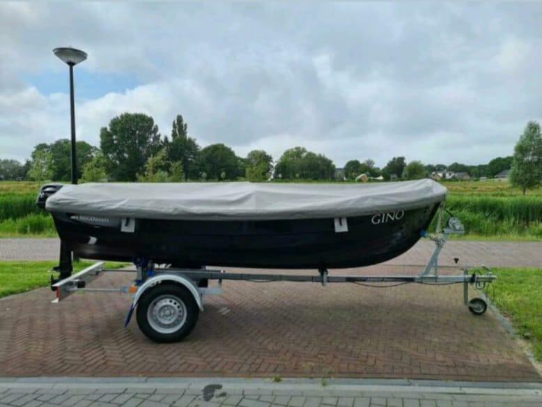 Amigo sloep, Watersport en Boten, Sloepen, Ophalen, Gebruikt, Buitenboordmotor, Zonnedek