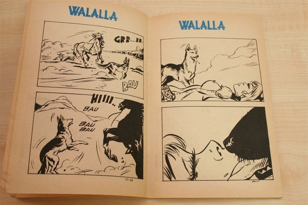 Walalla [1971] — Erotische Strip van Tekenaar Joop Duvekot, Eén stripboek, Ophalen of Verzenden, Gelezen