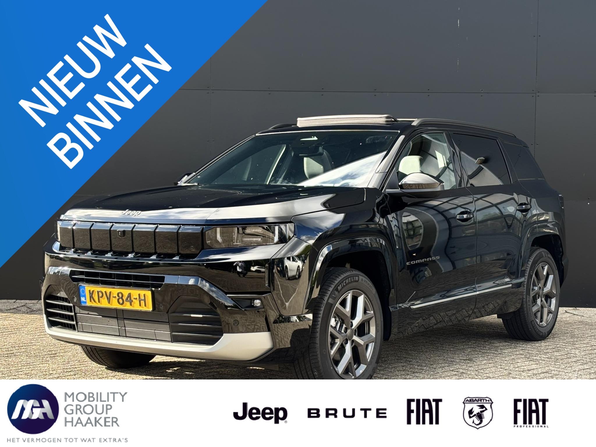 Jeep Compass 1.2 e-Hybrid Summit | Apple-Android | Schuif-ka
