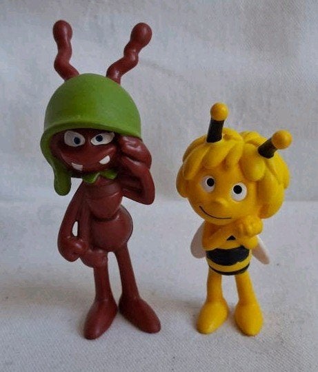 SCHLEICH Maya Maja de Bij en Paul de mier, Verzamelen, Ophalen of Verzenden, Zo goed als nieuw