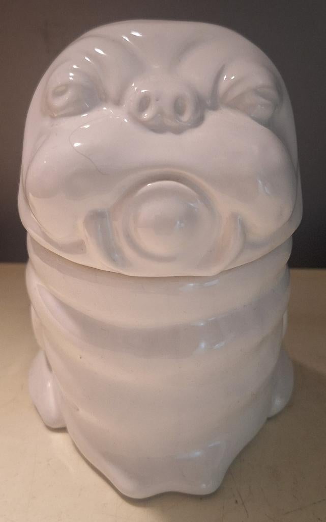 porcelijn buldog pot, Ophalen of Verzenden, Gebruikt, Dier
