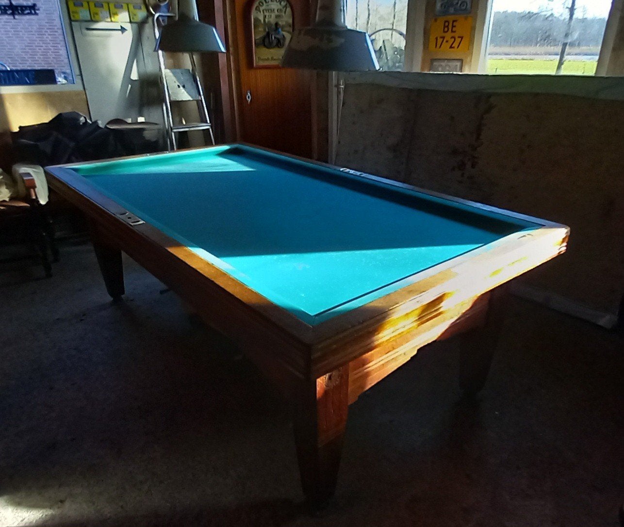 Pasma biljarttafel 210x105 cm bieden, Ophalen, Gebruikt, Biljarttafel