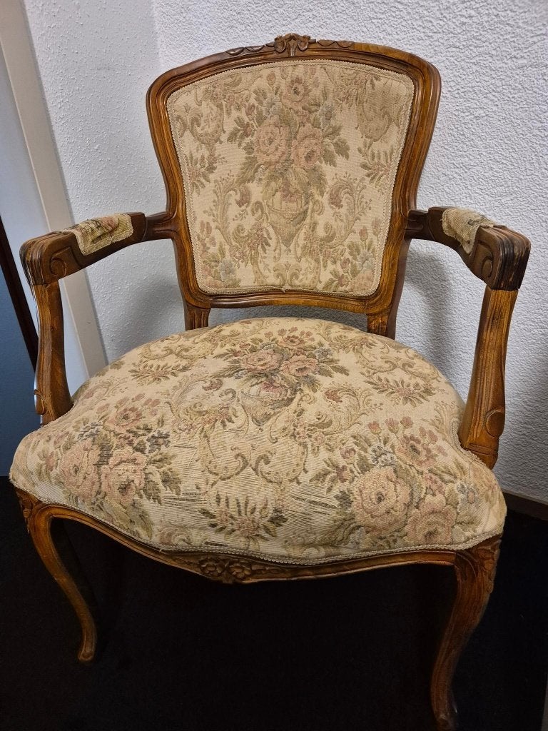 Oud brocante stoel, authentiek en in mooie staat, Ophalen