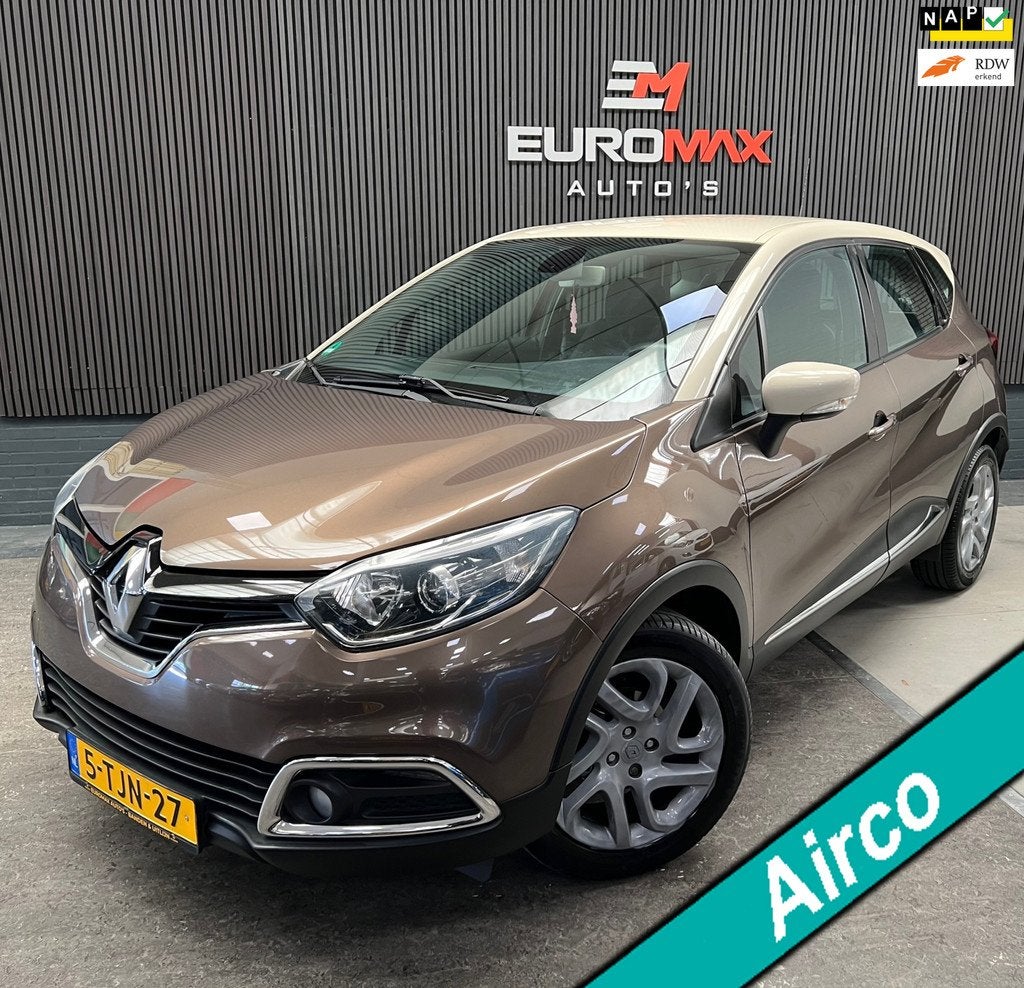 Renault Captur 0.9 TCe Dynamique NAP - Achteruitcamera - par, Auto's, Renault, Voorwielaandrijving, Stof, Gebruikt, Zwart