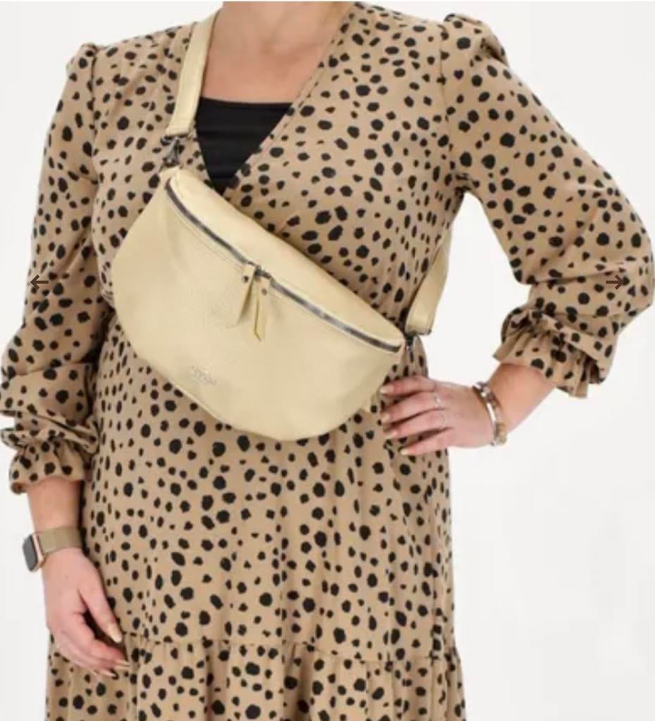 Charm London Heuptasje - Beige, Ophalen of Verzenden, Zo goed als nieuw, Beige, Schoudertasje
