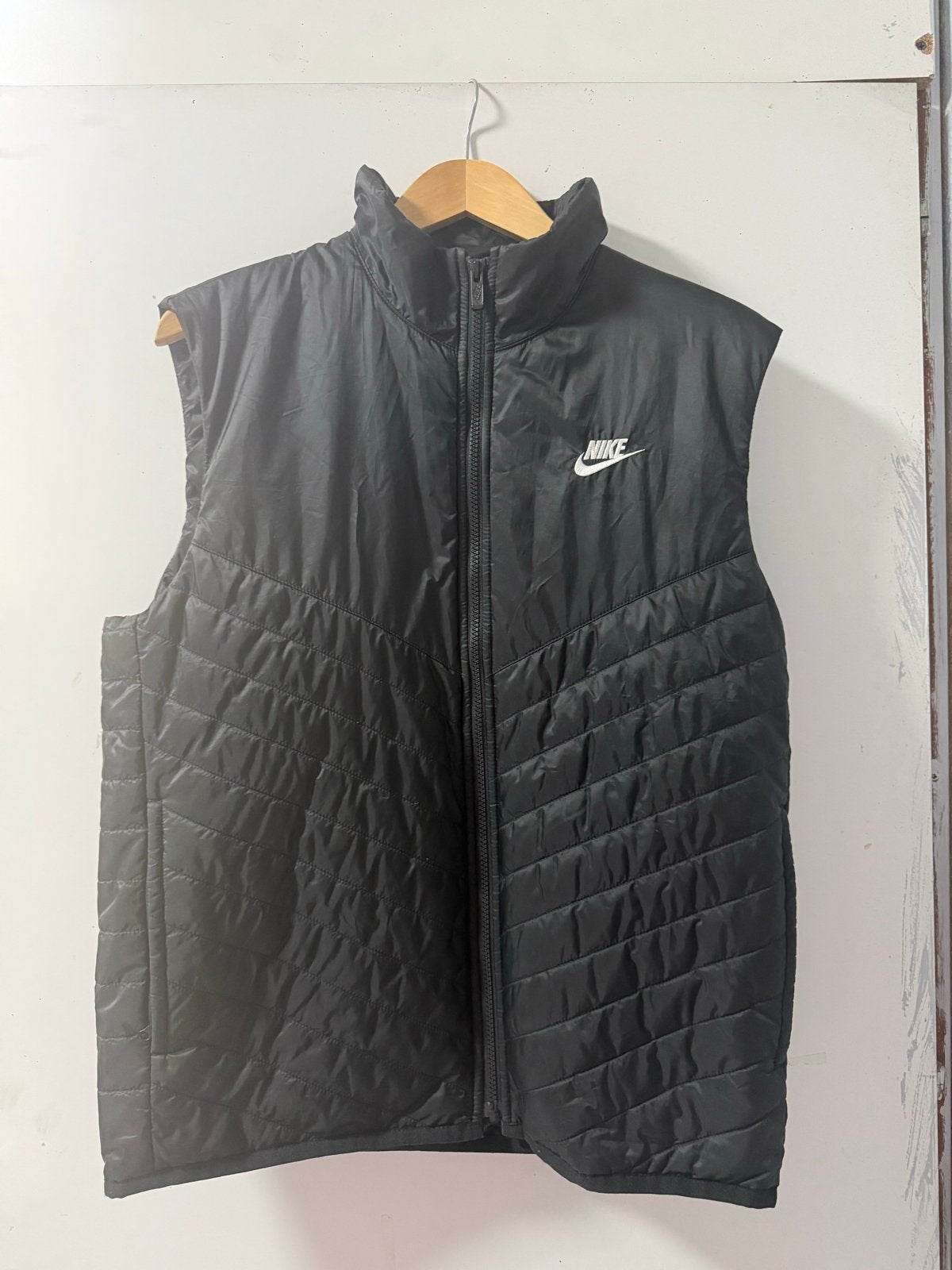 Nike Therma-FIT Bodywarmer Zwart Maat S, Ophalen of Verzenden, Zo goed als nieuw, Maat 46 (S) of kleiner, Zwart
