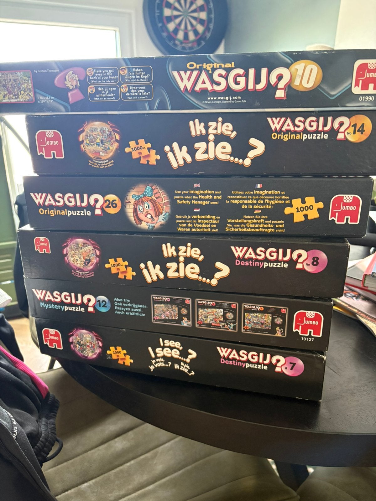 Meerdere Wasgij puzzels, Ophalen of Verzenden, 500 t/m 1500 stukjes, Zo goed als nieuw, Legpuzzel