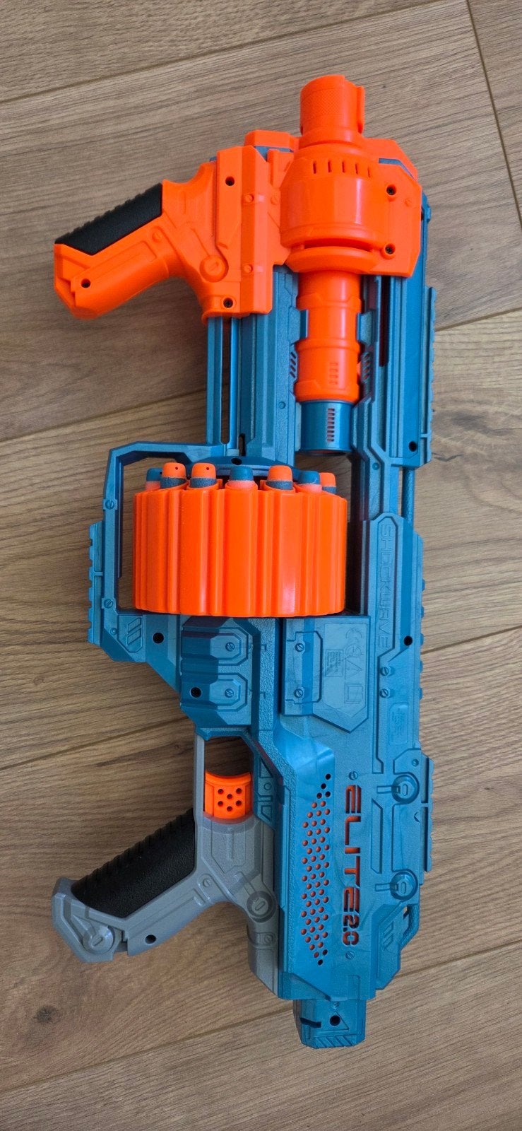 Nerf Elite 2.0 Shockwave RD-15 Blaster, Ophalen of Verzenden, Zo goed als nieuw, Jongen of Meisje