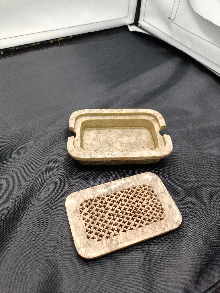 zeepbakje, Bruin, Overige merken, Zo goed als nieuw, Zeepdispenser/zeepbakje