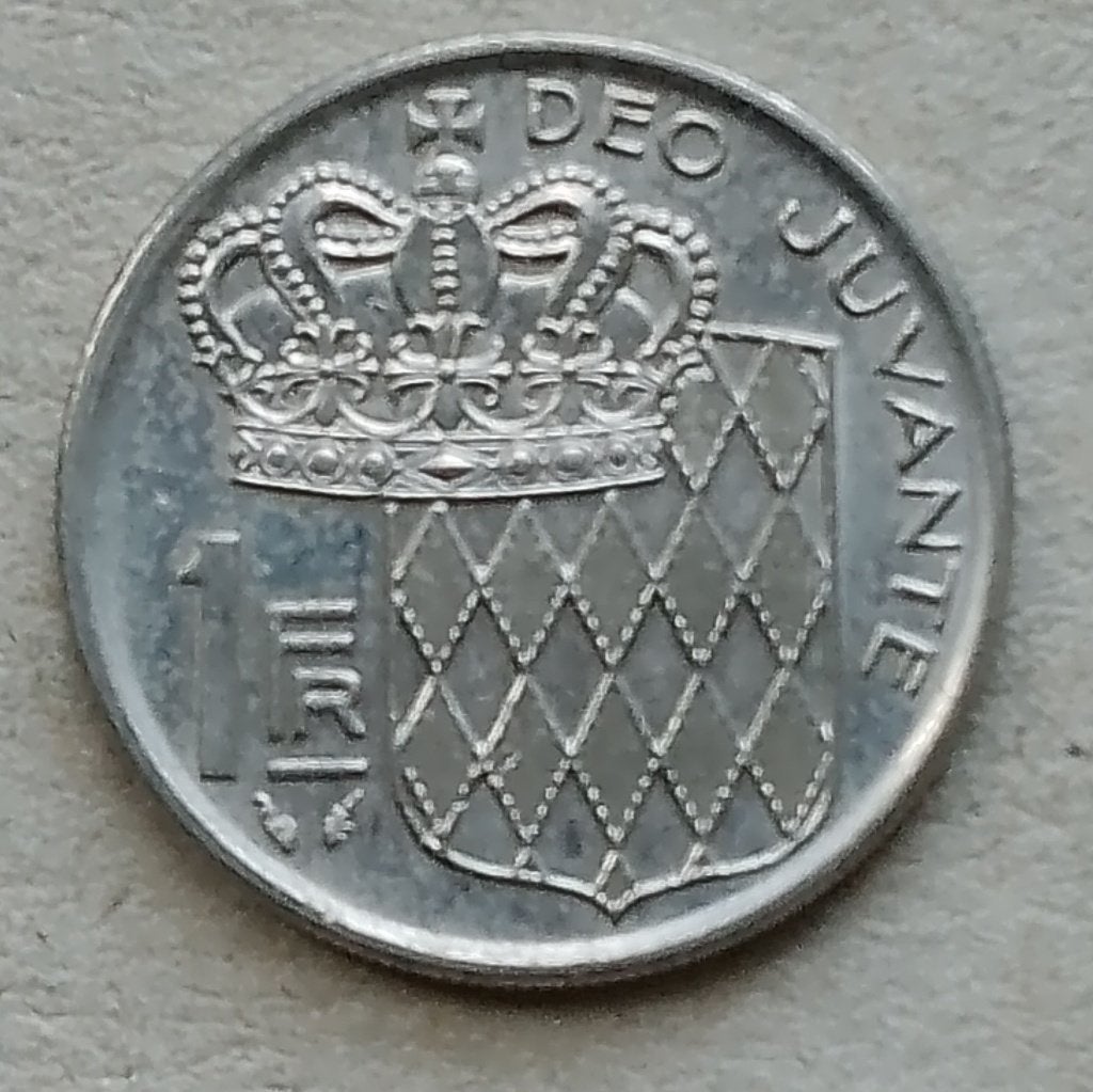 Monaco, 1 franc 1978, Ophalen of Verzenden, Overige landen, Losse munt
