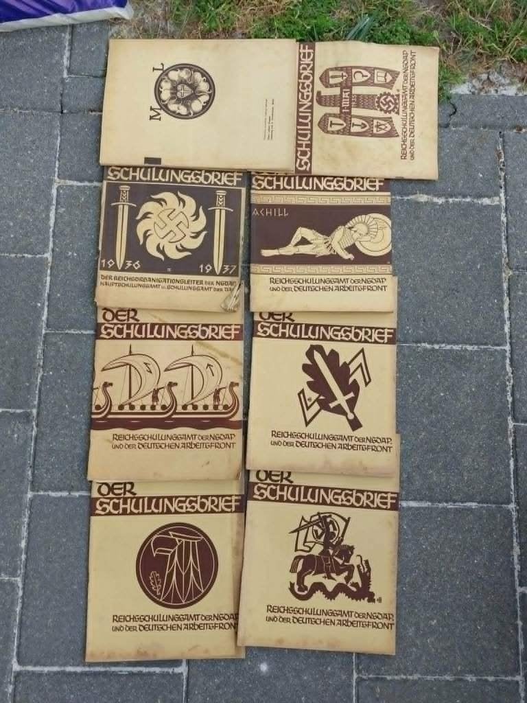 Duitse WO2 "Der Schulungsbrief" (1934–1937) NSDAP / DAF, Ophalen of Verzenden, Landmacht, Duitsland, Boek of Tijdschrift