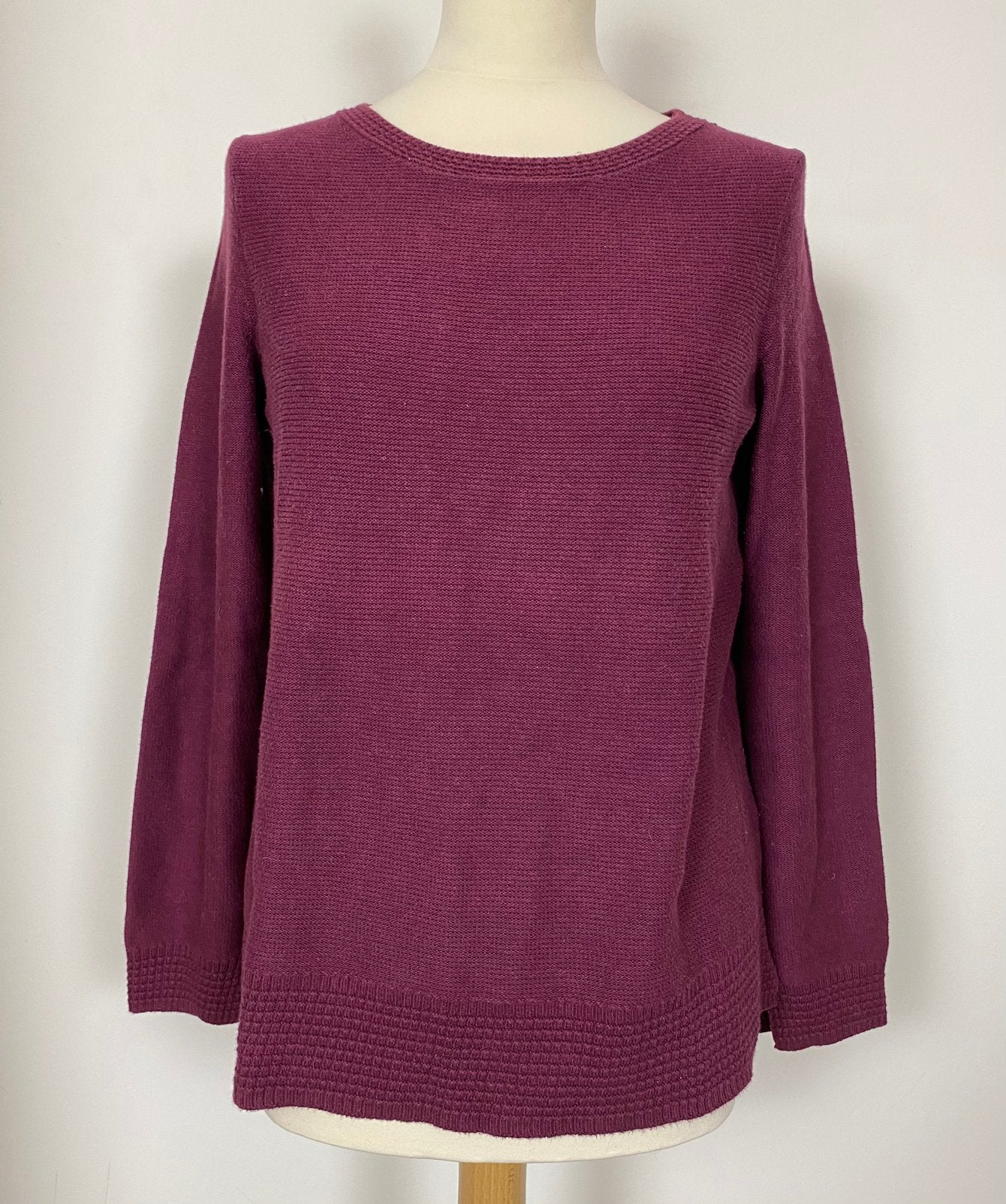 Esprit Trui – paars – knit – ronde hals – maat M, Maat 38/40 (M), Verzenden, Paars, Zo goed als nieuw