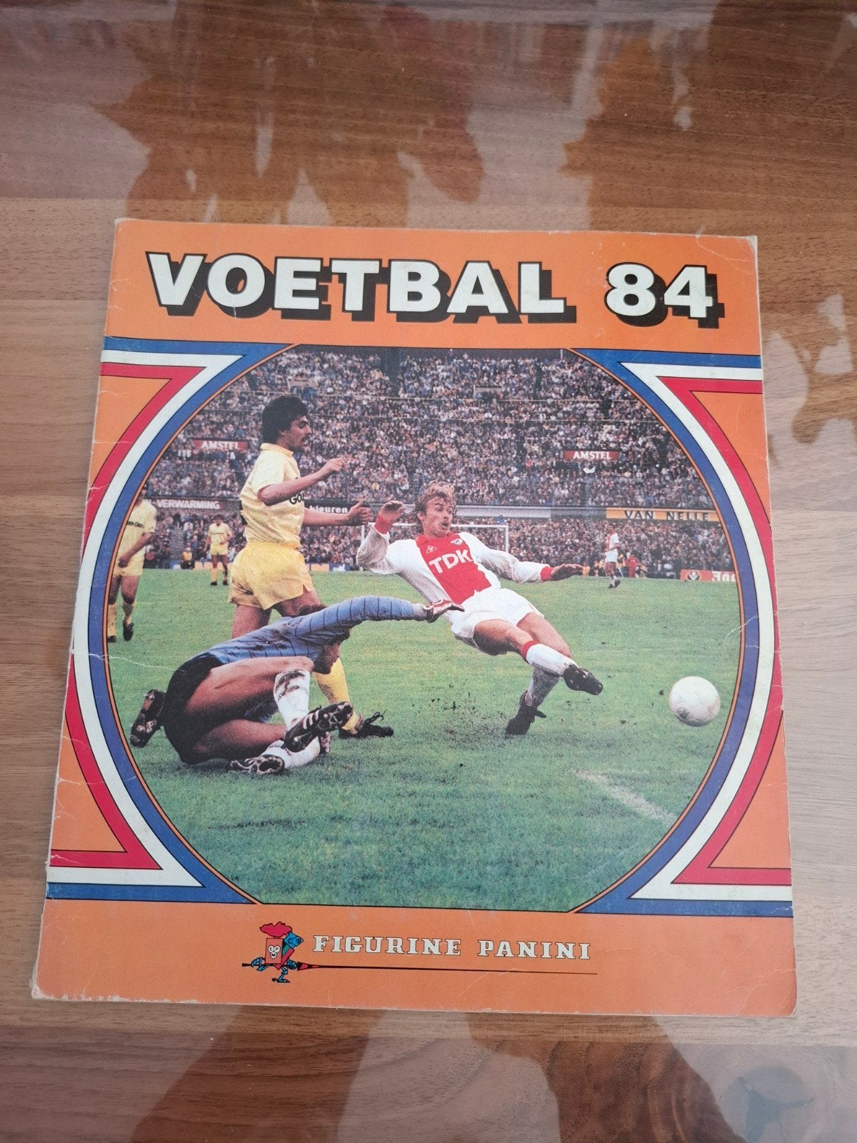 Vintage Panini Voetbal 84 Album 10 % gevuld met Gullit, Ophalen of Verzenden