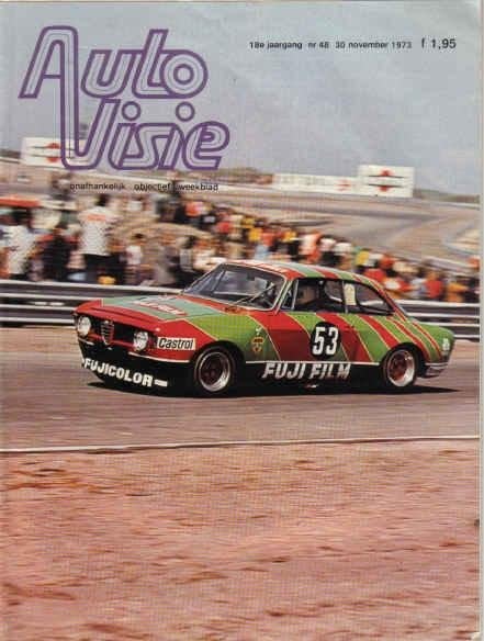 Autovisie 48 1973 : Fiat 124 Sport Coupe - Alfa Alfasud TI, Ophalen of Verzenden, Gelezen, Algemeen