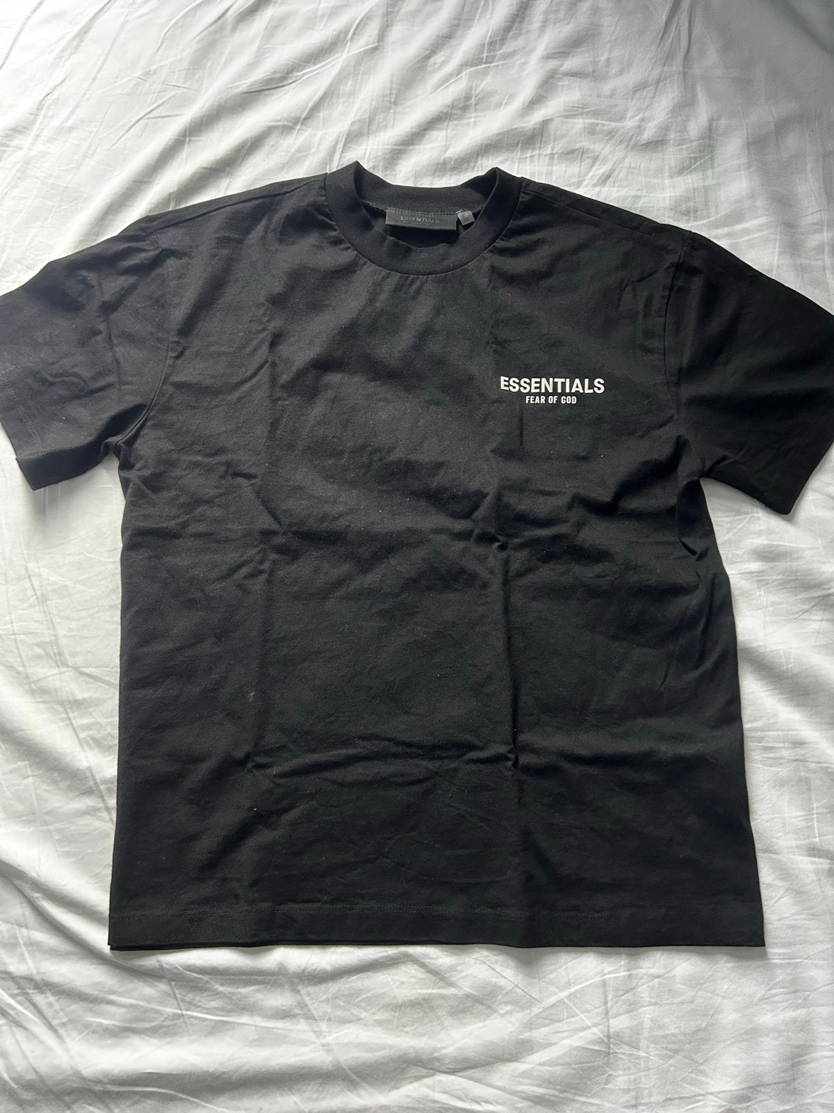 Essentials Fear of God T-shirt, Ophalen of Verzenden, Zo goed als nieuw, Maat 48/50 (M), Zwart