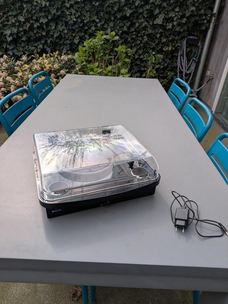 Denver VPL - 230B; platenspeler zwart pianolak, Overige merken, Ophalen of Verzenden, Zo goed als nieuw, USB-aansluiting