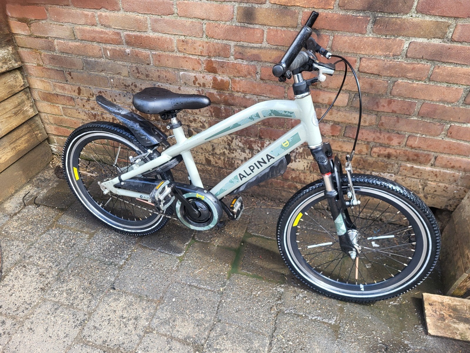 Stoere 20inch Alpina Trail jongensfiets terugtraprem 5-9jaar, Fietsen en Brommers, Fietsen | Jongens, Gebruikt, 20 inch, Handrem