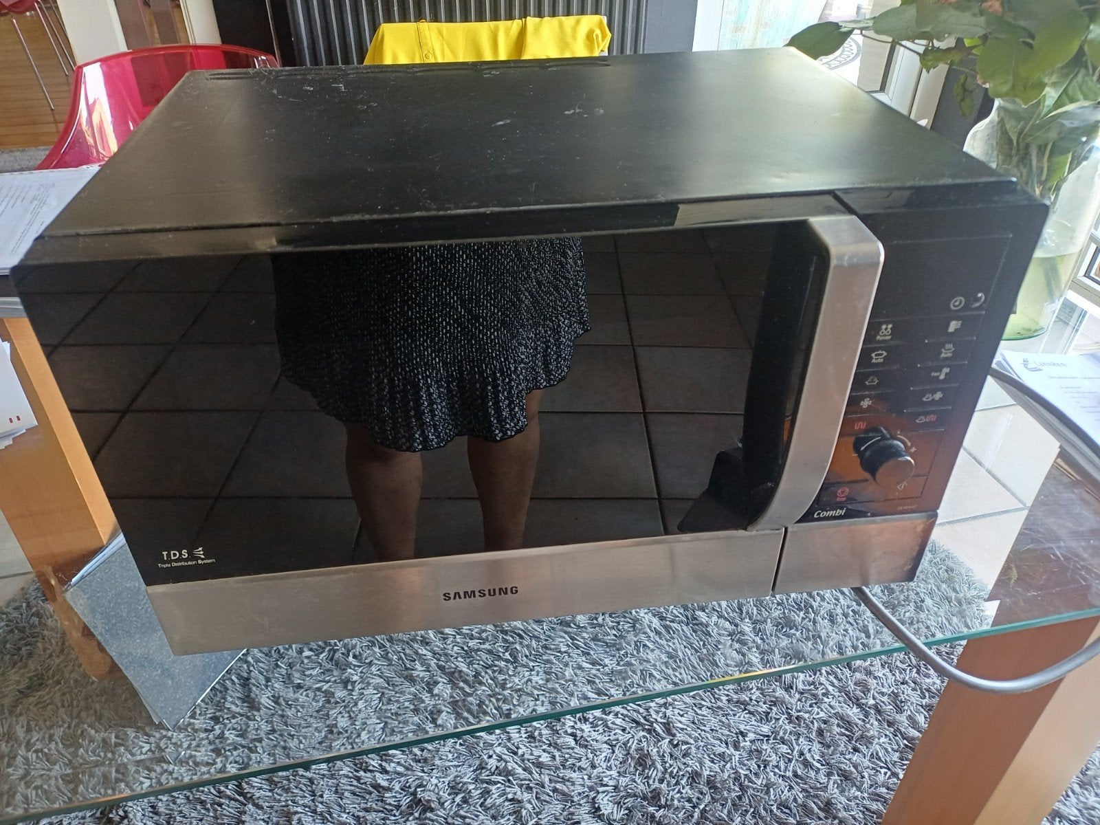 Samsung Combimagnetron TDS - Gebruikt .werkt goed, Combimagnetron, Gebruikt, Hete lucht, Ophalen of Verzenden