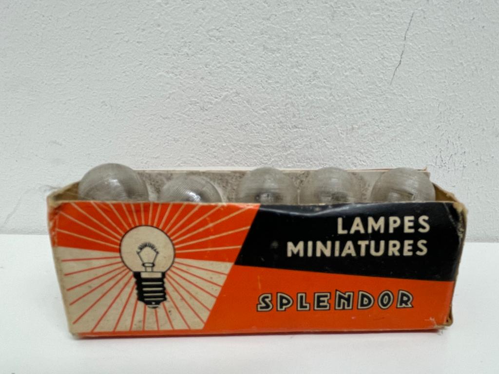 Vintage Splendor Miniatuur Lampjes 6V-0.45, Ophalen of Verzenden