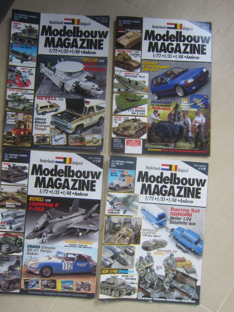 Nederlands Belgisch magazines MODELBOUW  miniaturen, Boeken, Ophalen of Verzenden, Zo goed als nieuw, Overige typen