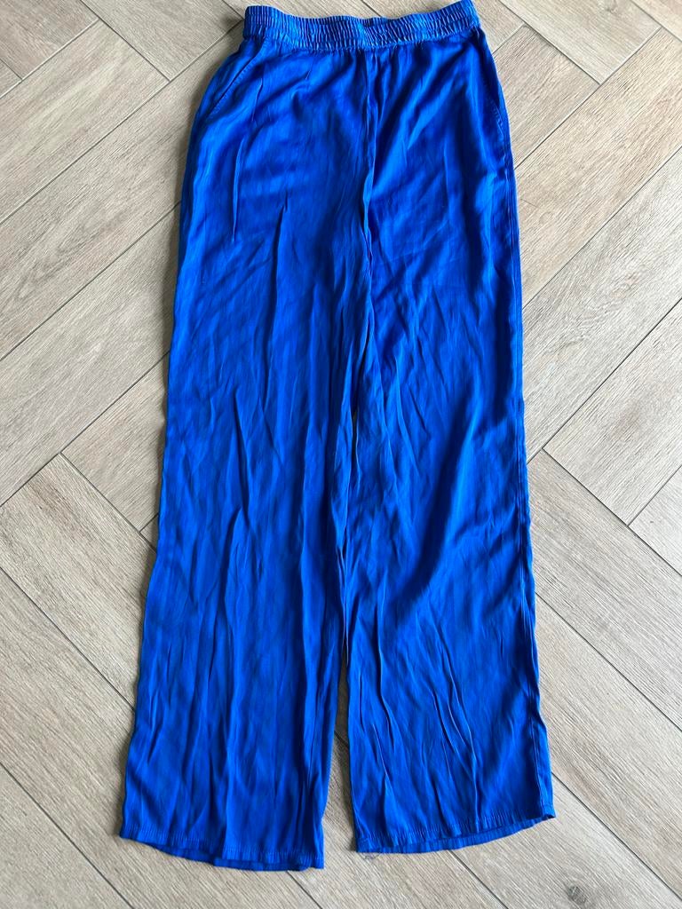 My Jewellery broek, blauwe print, maat S, Blauw, Nieuw, Ophalen of Verzenden, Maat 36 (S)