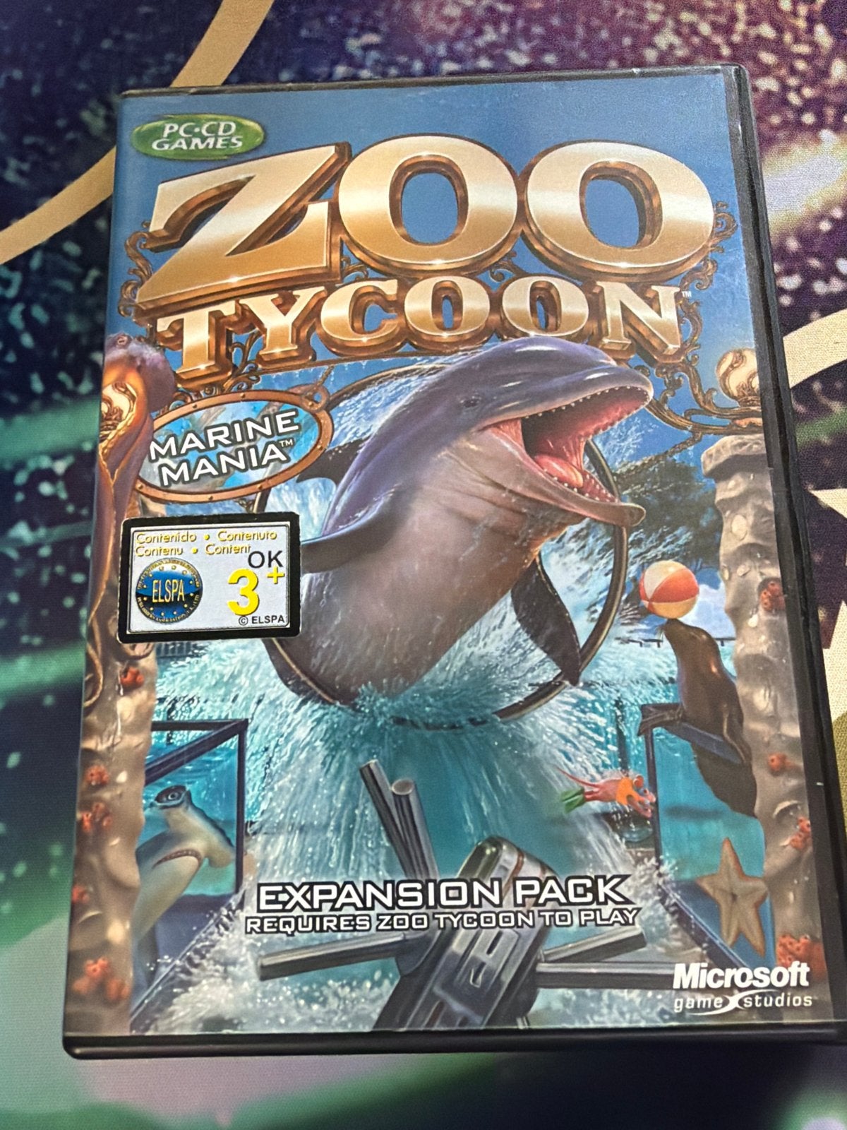 Zoo Tycoon Marine Mania PC-CD Games - Uitbreidingspakket, Gebruikt, 1 speler, Ophalen of Verzenden, Vanaf 3 jaar