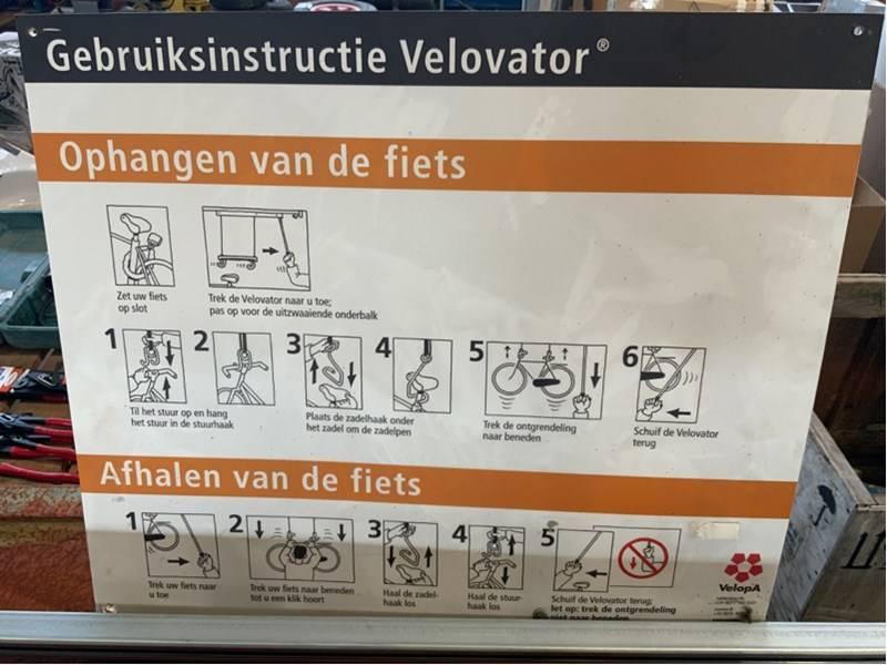 Fietsophangsysteem, Ophalen, Nieuw