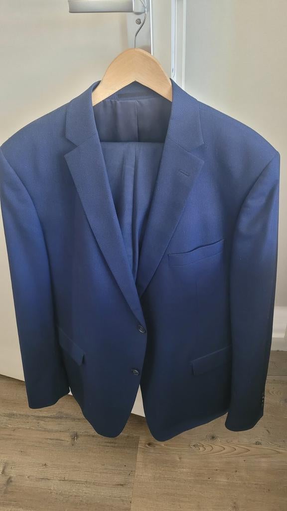 Mooi Cobalt Blauw Pak - Modern Fit - Easy Wool, Kleding | Heren, Kostuums en Colberts, Ophalen of Verzenden