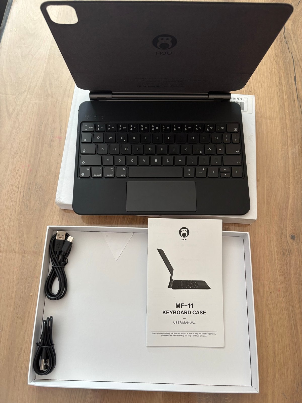 Nieuw! HOU MF-11 Keyboard Case voor iPad, Overige modellen, Zwart, Nieuw, Ophalen of Verzenden