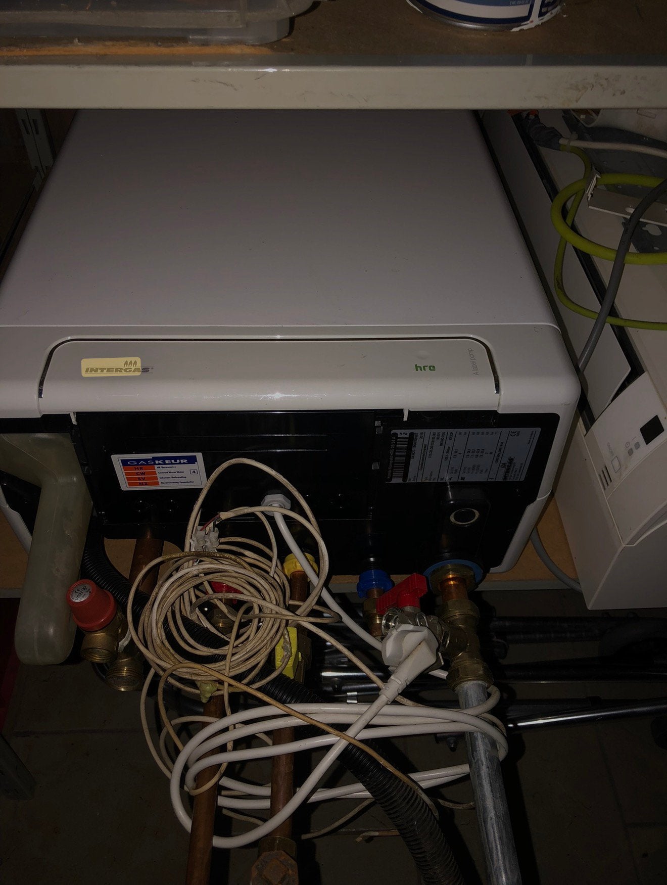 Intergas Kompakt HRE 28/24 A CV-ketel (2018, z.g.a.n.), Ophalen, 30 tot 80 cm, Hoog rendement (Hr), Radiator