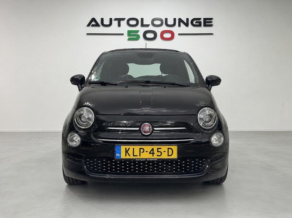 Fiat 500 1.0 Hybrid Lounge | PDC | Carplay | Open dak| 1e, Auto's, Voorwielaandrijving, Zwart, Bluetooth, 4 stoelen