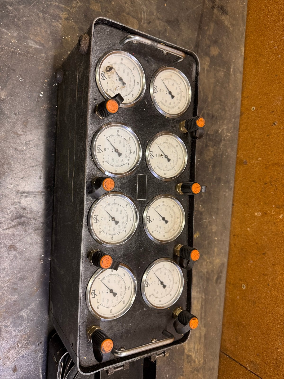 BOMAG hydraulische testkoffer  + meetslangen 00761003, Ophalen of Verzenden, Gebruikt