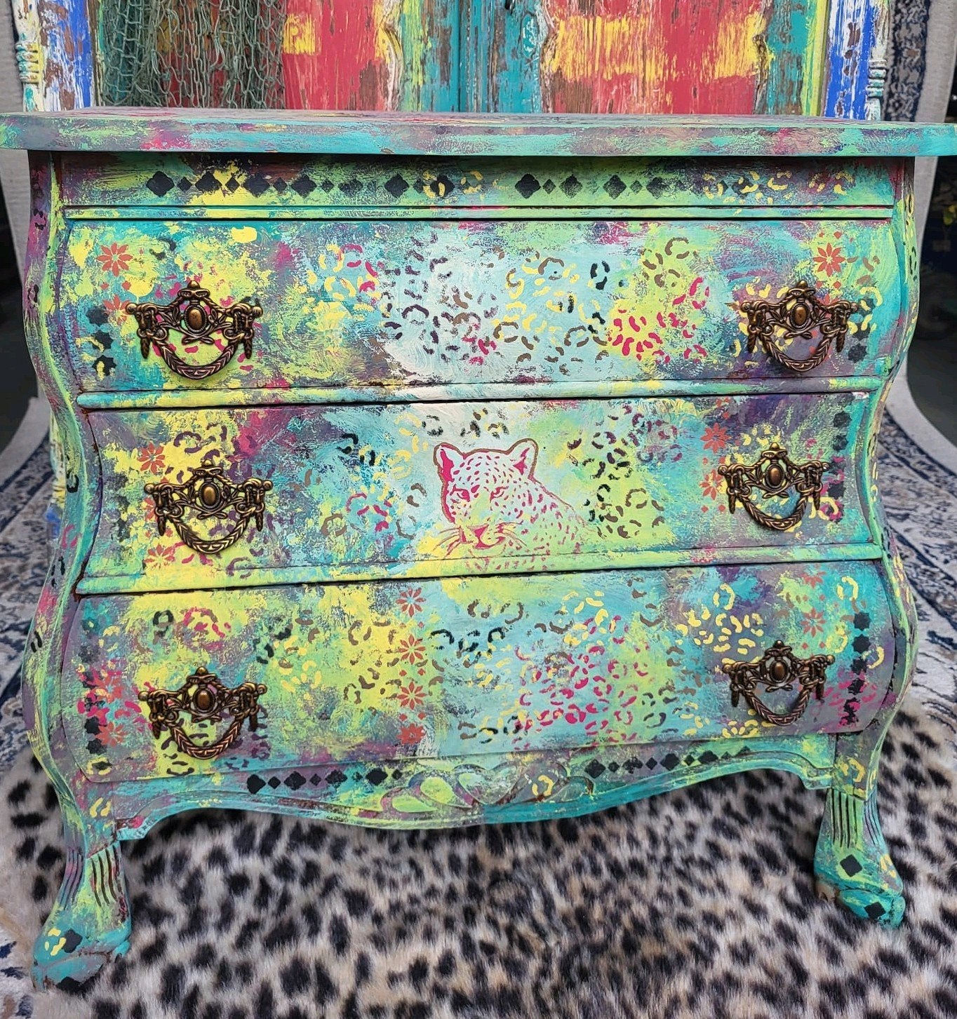 Eclectisch/Boho/Art/Buikkastje/Leopard, Ophalen