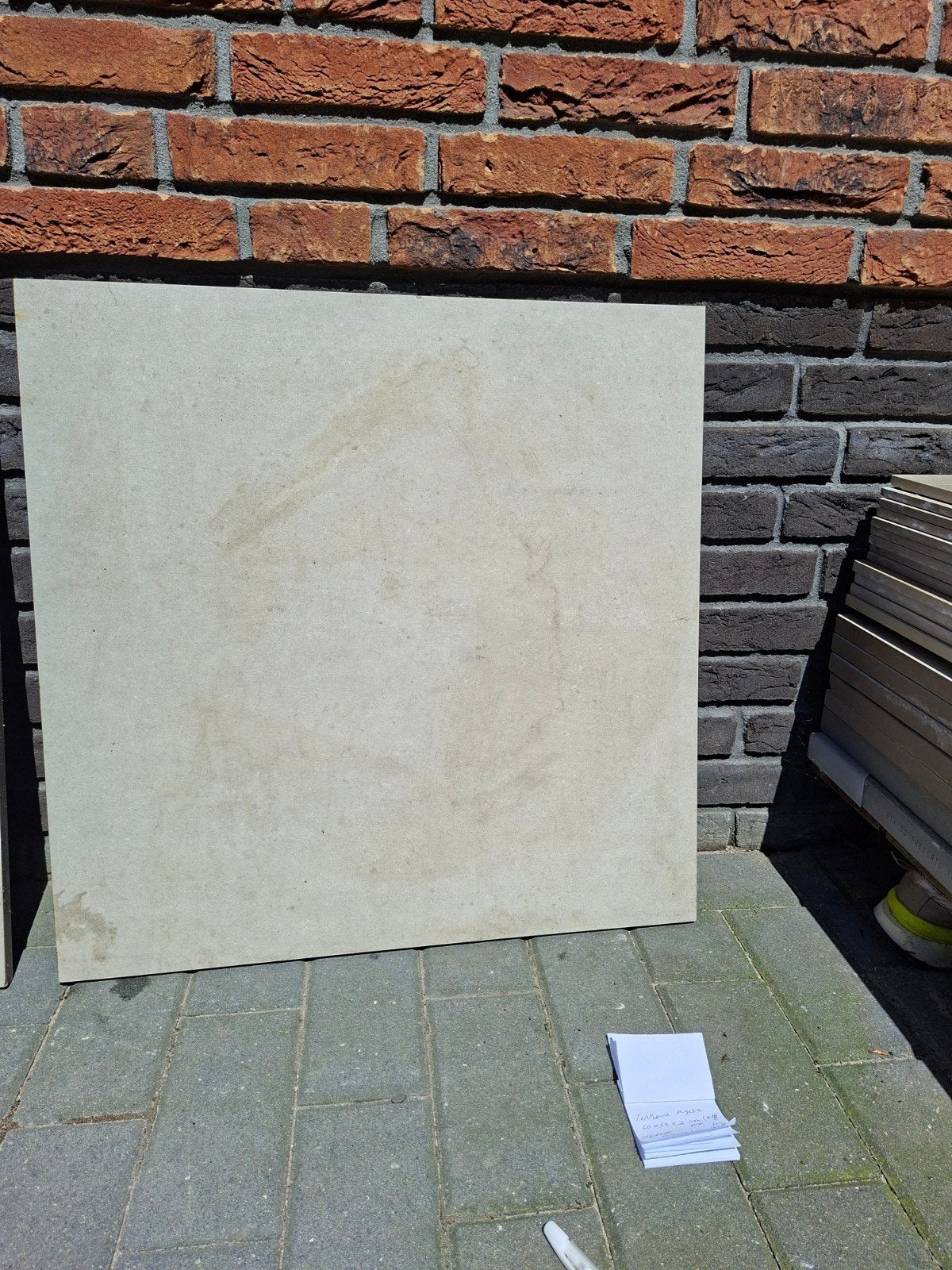 Nieuw eerste keuze terras en wandtegels met plinten, Ophalen, Nieuw