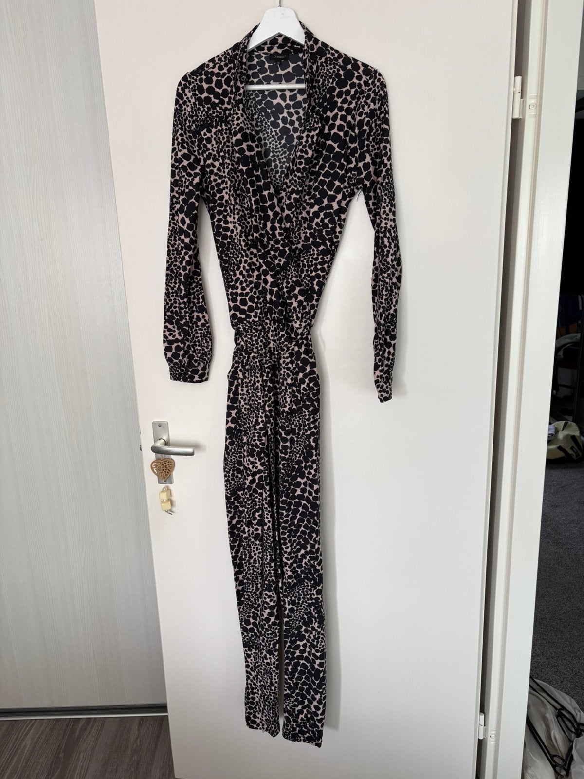 Jumpsuit G-maxx travelstof, Verzenden, Gedragen, Maat 38/40 (M), Beige