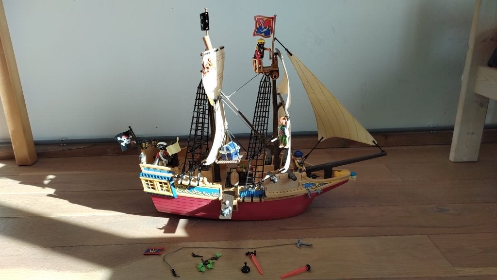 Playmobil piratenschip (4290), Kinderen en Baby's, Speelgoed | Playmobil, Gebruikt, Complete set, Boot/Schip, Historisch