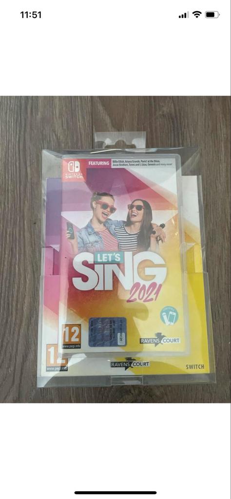 Let's Sing 2021 Nintendo Switch - Zo goed als nieuw, Spelcomputers en Games, Games | Nintendo Switch, Nieuw, Muziek, 3 spelers of meer