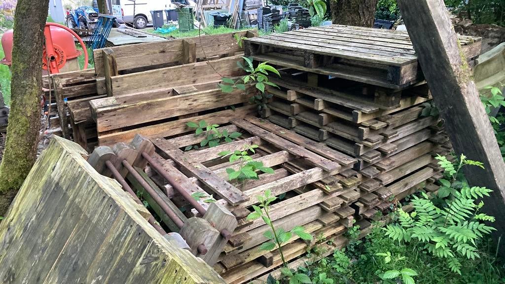 Pallets, Doe-het-zelf en Verbouw, Hout en Planken, Ophalen