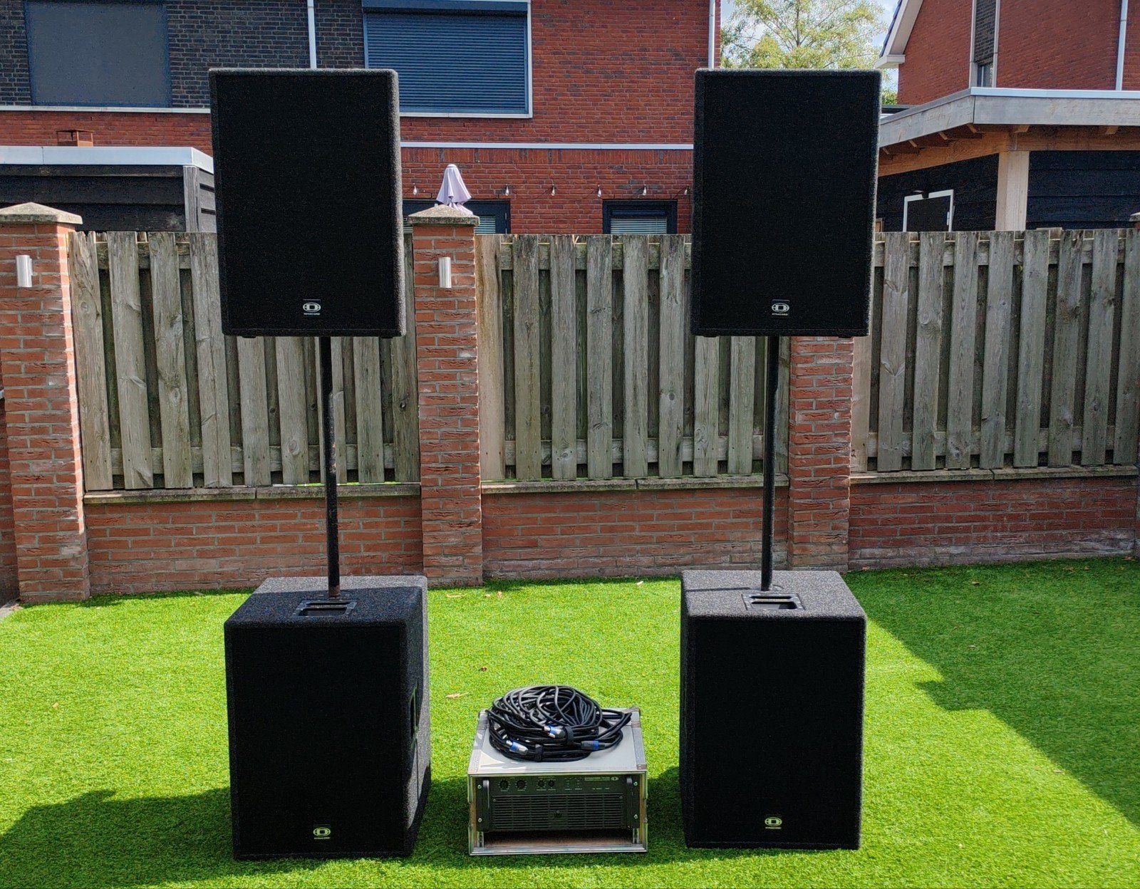 Dynacord Powermax 5, 2xF150, 2x F8, 1x PM2600 Forum Line,, Ophalen, Gebruikt, 1000 watt of meer, P.A.