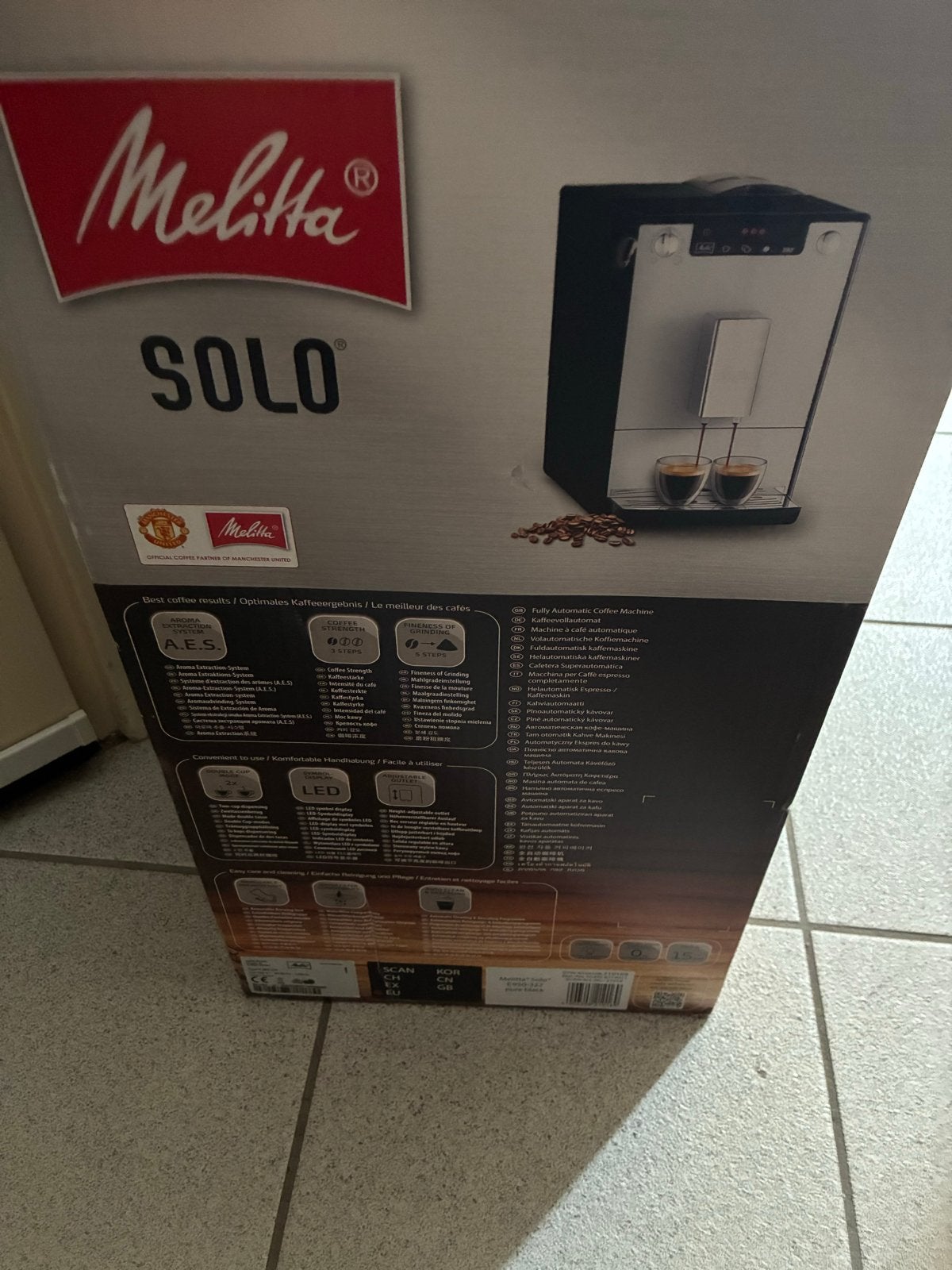 Melitta SOLO koffiemachine - Nieuw in doos, 24 mnd garantie, Ophalen, Koffiebonen, 2 tot 4 kopjes, Koffiemachine