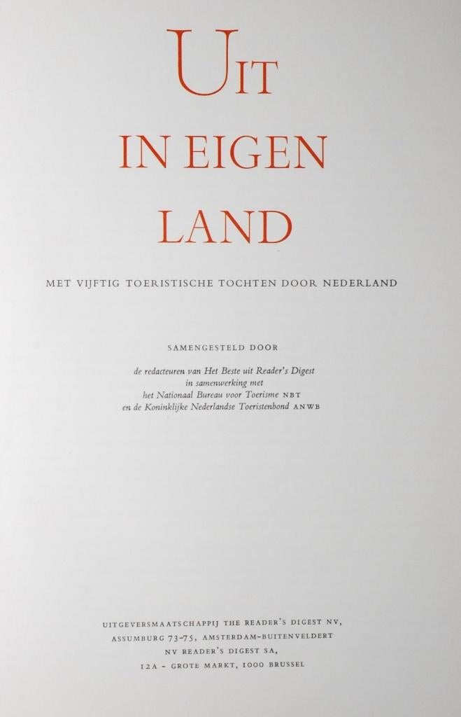 Uit in eigen land - The Reader's Digest ANWB jaren 70, Verzenden, 20e eeuw of later, Zo goed als nieuw