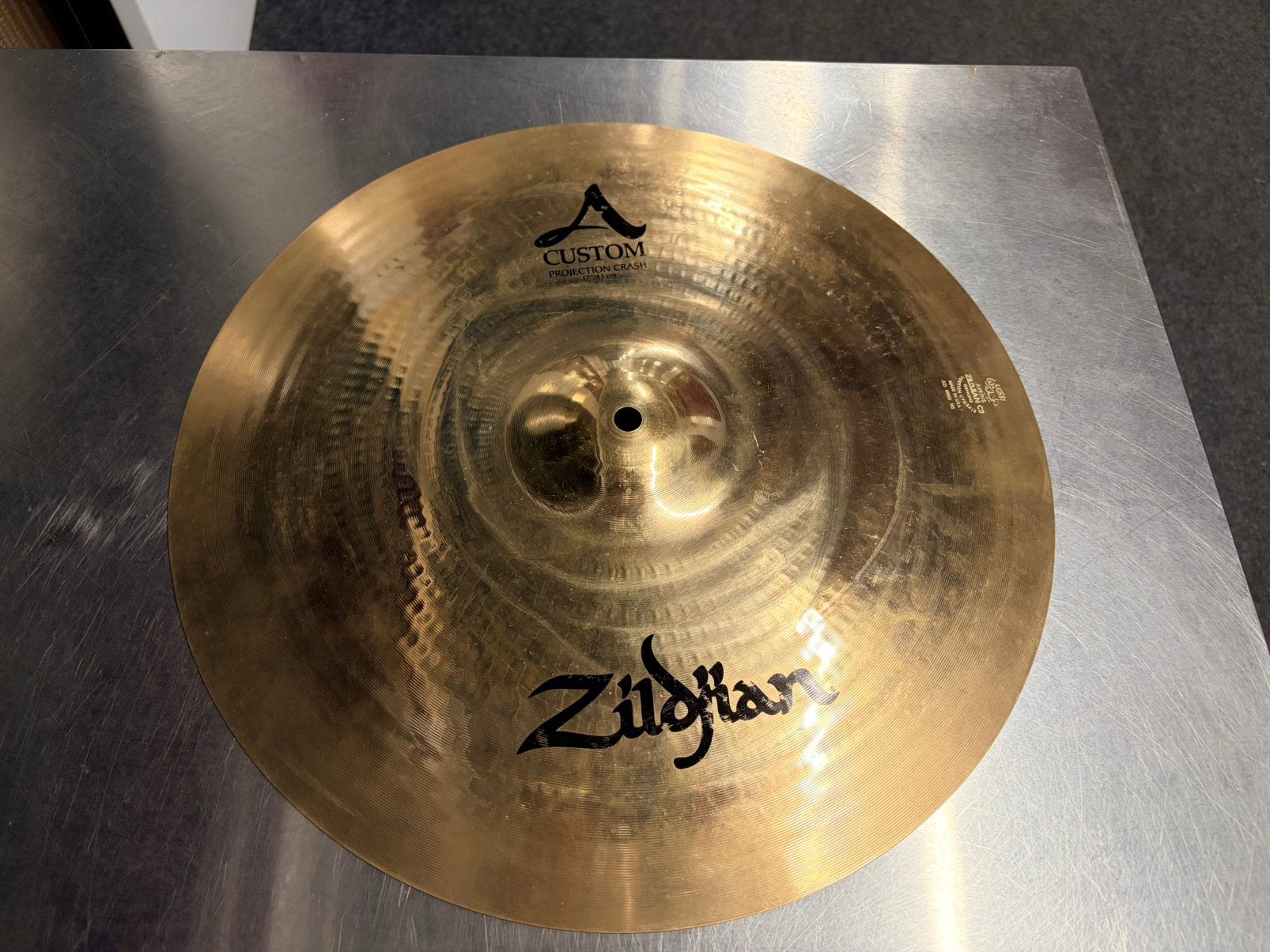Zidljian A Custom Projection crash 17”, Ophalen of Verzenden, Zo goed als nieuw, Drums of Percussie