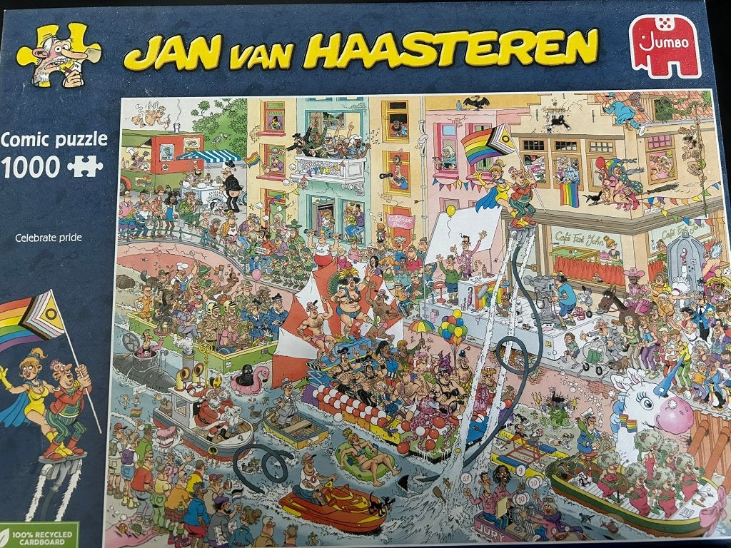 Jan van Haasteren kopen of ruilen, Hobby en Vrije tijd, Ophalen, 500 t/m 1500 stukjes, Zo goed als nieuw, Legpuzzel